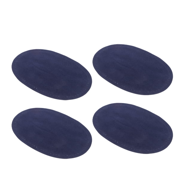 2 Paires de Patchs en Faux Cuir pour Coude et Genou, Patchs Ovales pour Coudes pour Vestes et Pantalons, Couture DIY, Réparation, Accessoires Décoratifs pour Vêtements