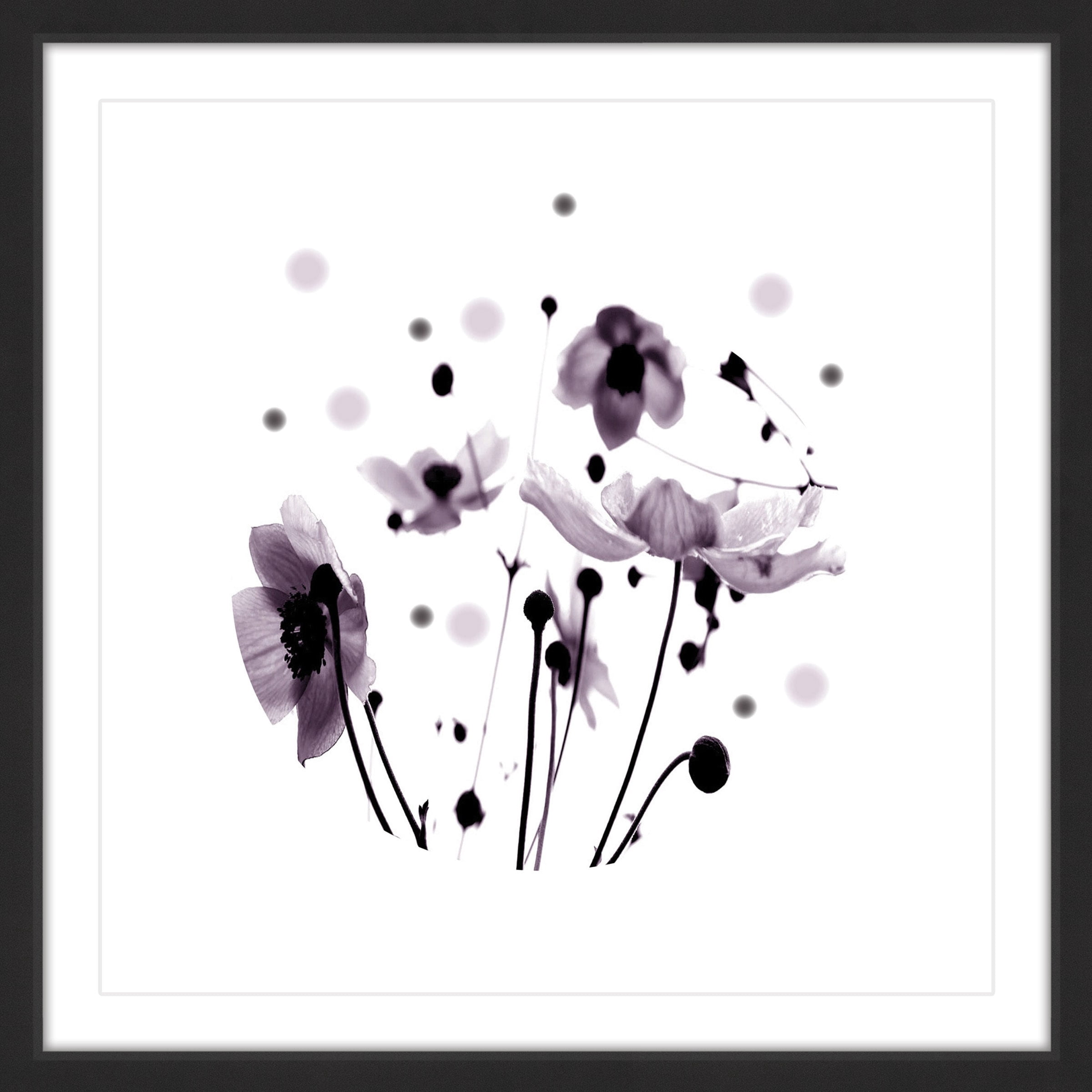 Marmont Hill "Grey Visions" by Katarina Snygg Framed Painting Print