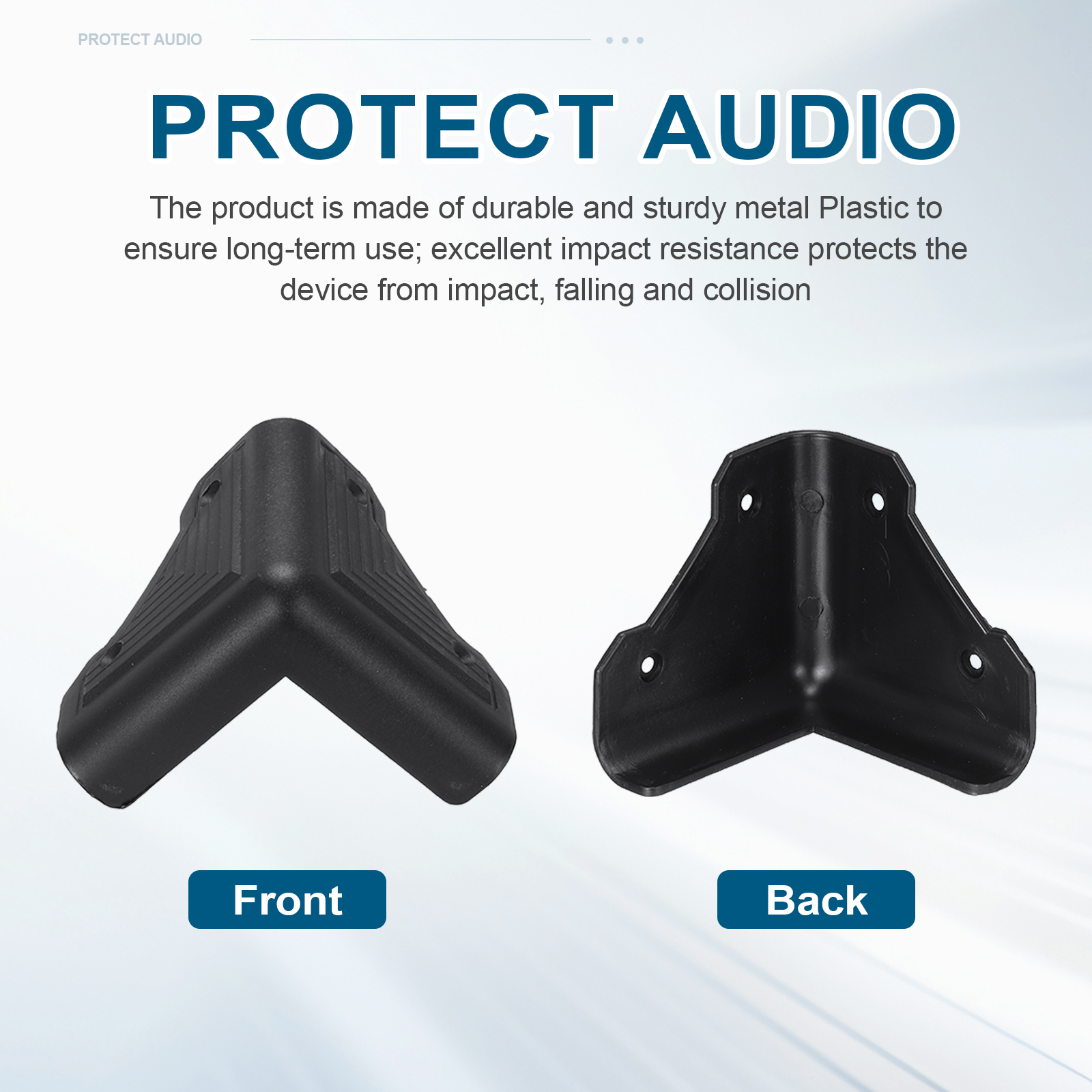 16 Pcs Speaker Cabinet Corners Protector for Audio Equipment Cases
