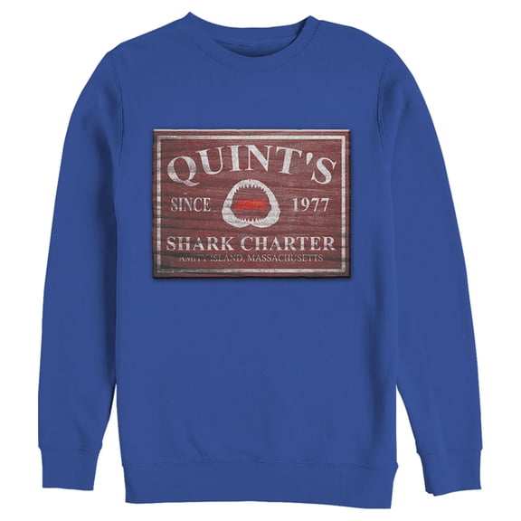 Men's Jaws Quint's Shark Charter Sweatshirt