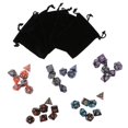 thumbnail image 3 of 10x Dados Poliédricos de 35 Piezas, Dados de Doble Color para Mazmorras Y Dragones D20 D12 D10 D8 D6 D4, Dados de de 16mm, 3 of 8
