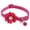 Red The collars can be adjusted from 19 cm to 32 cm, variant on Small Dog Collar with Flower, Puppy Collar for Girl Dog Collars for Small Dogs Cute Dog Collar with Bell, Adjustable Length Purple