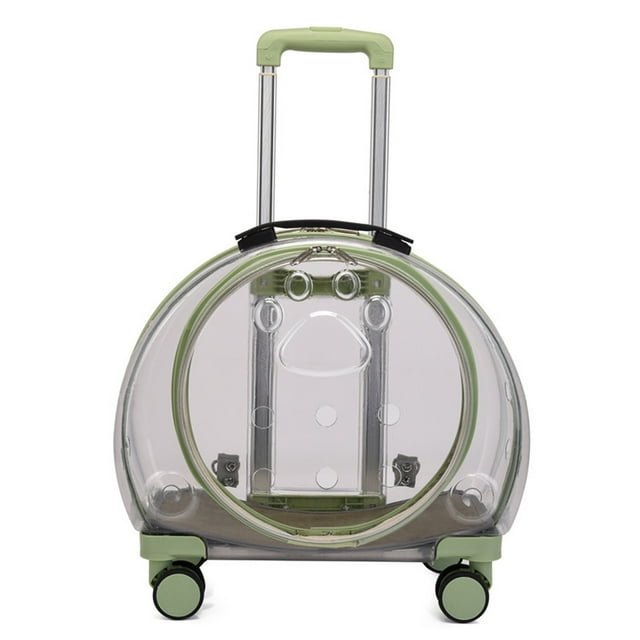 <p>Pet Rolling Carrier Pet Bubble Backpack Cat Backpack Carriers Pet Trolley Case Pet Carrier Pet Bubble Backpack Wear Portable Breathable Pet Trolley Case For Small Pets Kittens