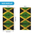 thumbnail image 3 of Jamaican Flag Face Mask Bandanas Neck Gaiter Headwear Magic Scarf Headband For Dust Sun Wind, 3 of 7