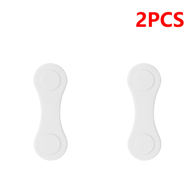 Silicone Golf Ball Marker Holder Strong Magnetic Mini Golf Position Calibration Clamp Professional Reusable Useful Golf Supplies 2PCS White