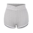 thumbnail image 3 of Gibobby Shorts Mujer Leggings Pantalones cortos Elásticos Moda Mujer Yoga sólido Cintura alta Pantalones de yoga de color(Gris, XL), 3 of 5