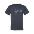 thumbnail image 2 of Inspiring Christian Quote Forgive Inspirational/Christian Men's Graphic T-Shirt, Vintage Heather Navy, 2XL, 2 of 3