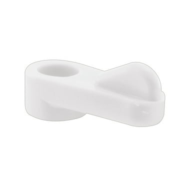 1/16 in. Window Screen Clip, Molded Plastic, White (12-pack)