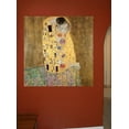 thumbnail image 2 of Wallhogs Klimt The Kiss (1907) Wall Mural, 2 of 2