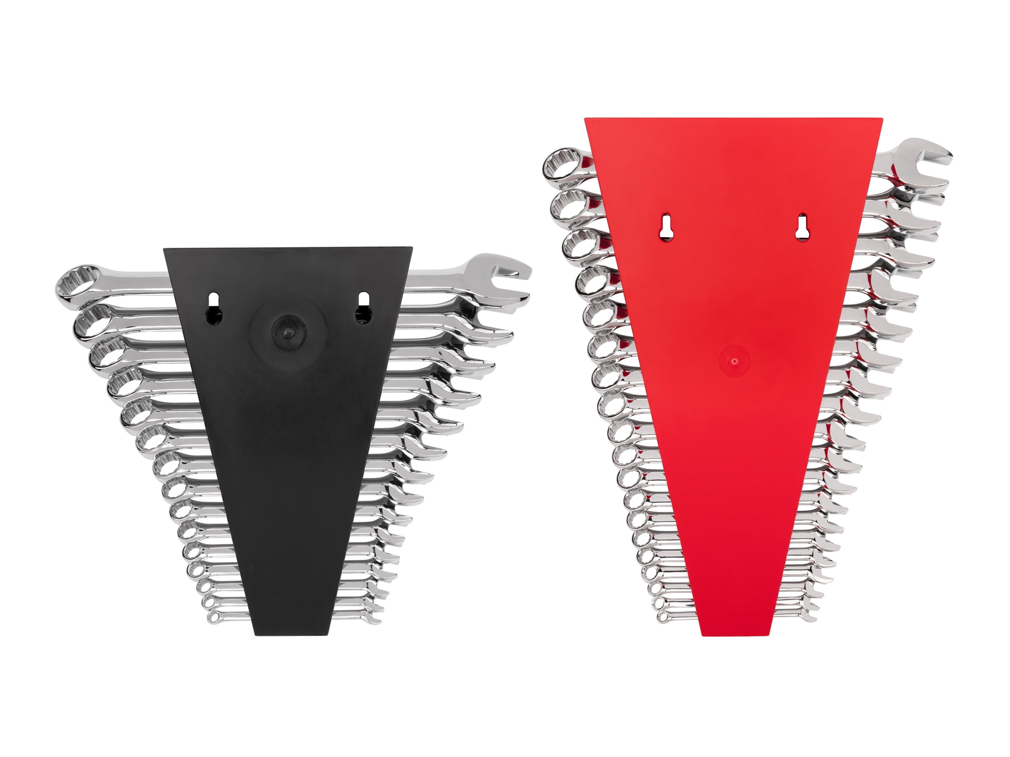 TEKTON Combination Wrench Set with Racks, 34-Piece (1/4-1 in., 6-24 mm) | WCB91301