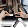 thumbnail image 2 of Xihbxyly Peine Plegable, Peine de Bolsillo con Grabado Personalizado, Diseño Duradero de Acero Inoxidable, Mango Ergonómico para Un Uso Cómodo, Herramienta de Viaje para El Cuidado de La Barba, Regal, 2 of 7