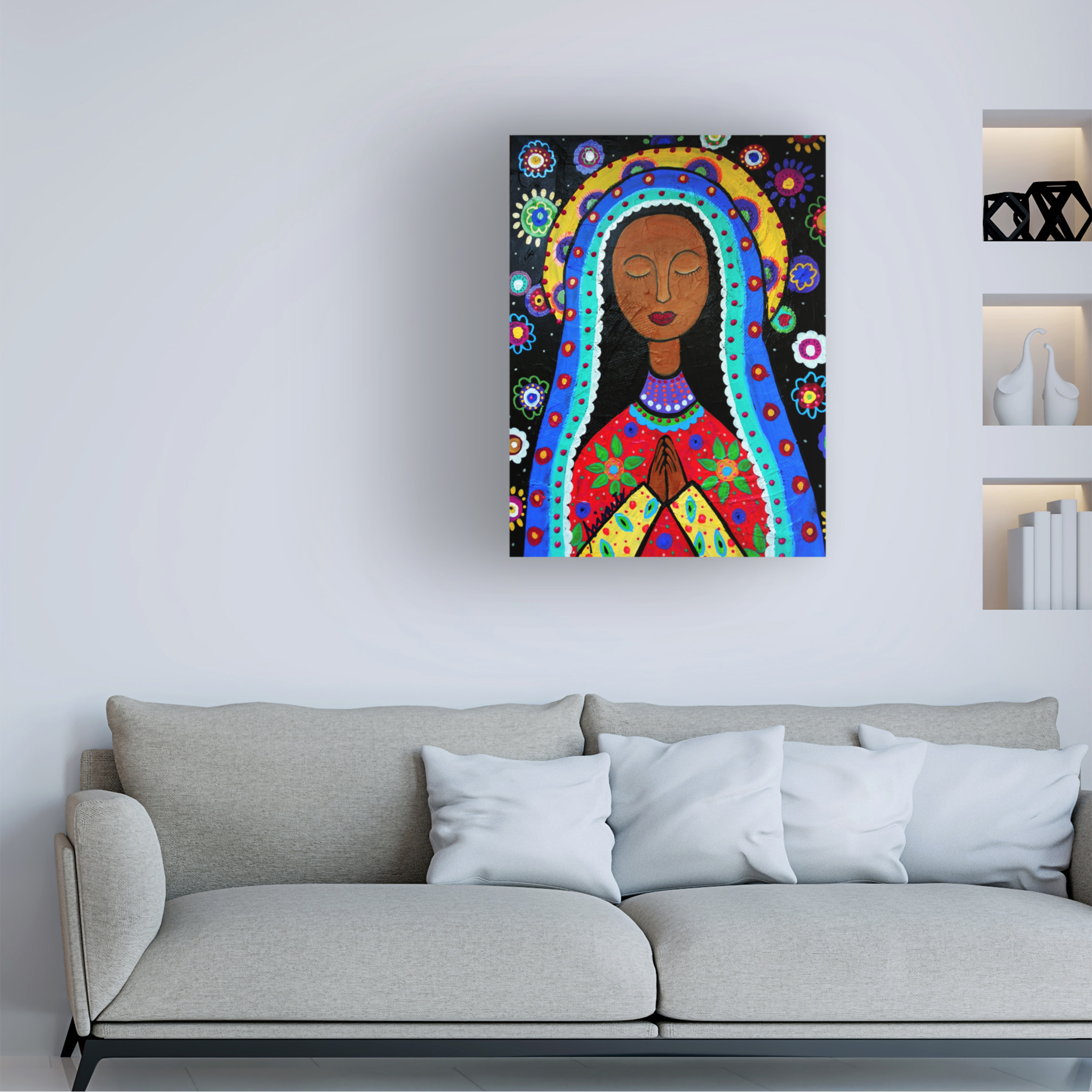 Trademark Fine Art Prisarts Our Lady Of Guadalupe II Canvas Wall Art - 18x24