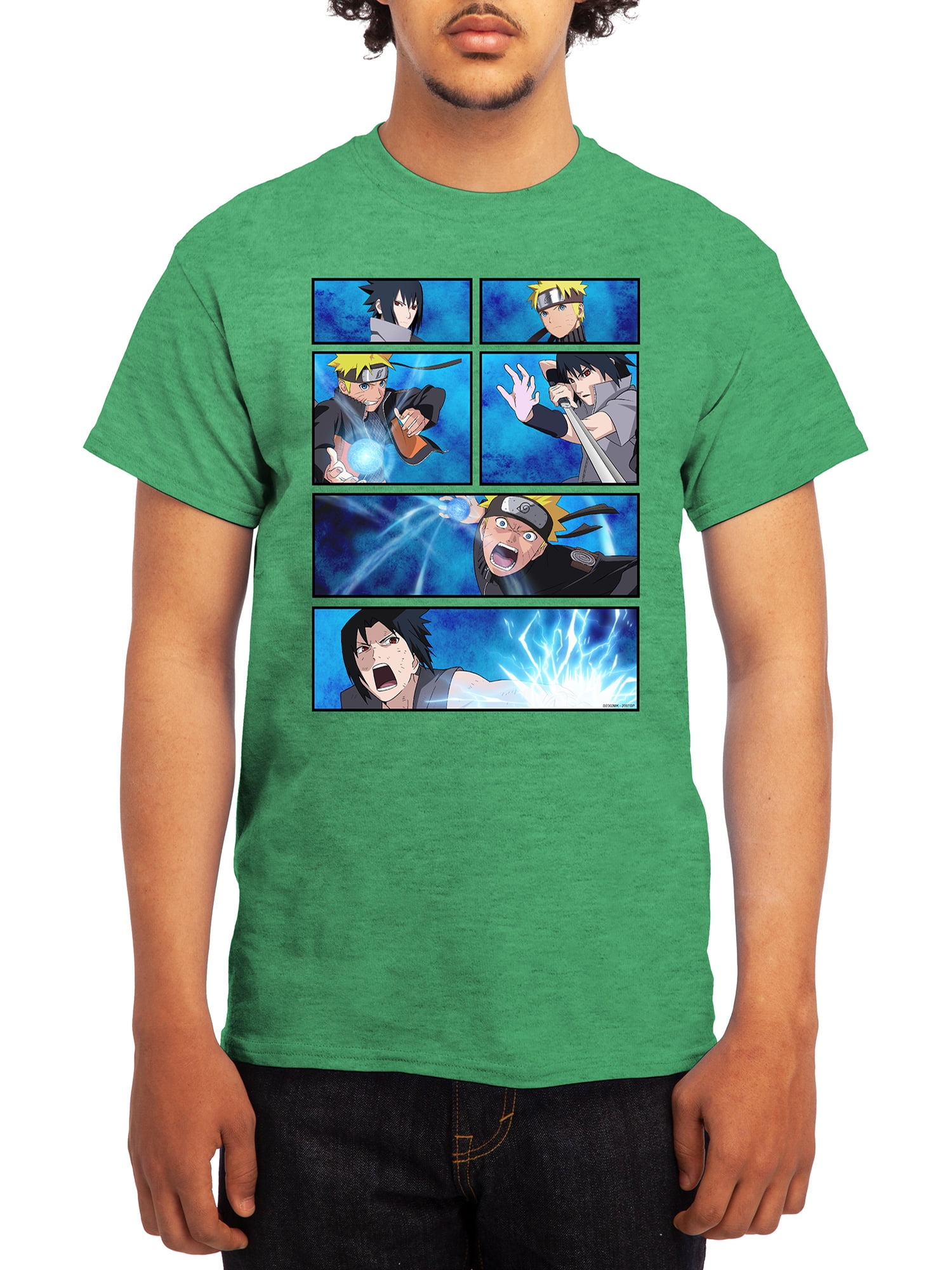 Naruto Shippuden Men s Short Sleeve Graphic Tee Walmart
