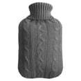 thumbnail image 1 of Funda para bolsa de agua caliente Injueey 2000 ml antiescaldado gris, 1 of 6