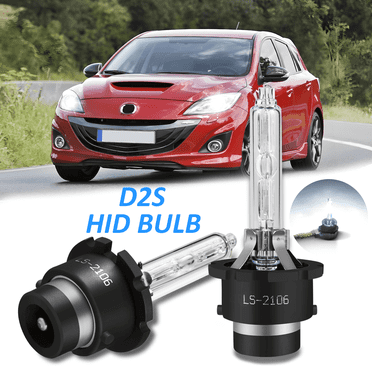 2pcs For Mazda 3 2004-2013 D2S HID Headlight Xenon Replacement 6000K Low Beam Bulbs