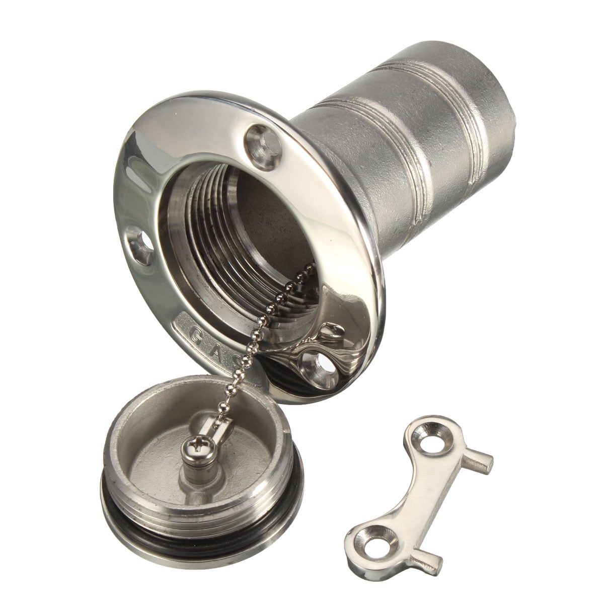 Stainless Steel Deck Filler Spare Key Marine Grade For Boat Tank Deck Fill S Stainless Steel Deck Filler Spare Key Marine Grade For Boat Tank Deck Fill S