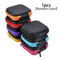 thumbnail image 4 of Cateissary Caja de almacenamiento para auriculares, bolsa para auriculares, monedero, funda multifuncional, embalaje, a prueba de polvo, Cables de audio/vídeo, 4 of 6