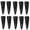 Black, variant on 10Pcs Resin Button Double Hole Sewing Button Fasteners For Garment Repair Bag Making Clothing Sewing Accessories
