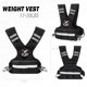 thumbnail image 3 of Chaleco pesado FUFF ajustable de 5 a 9 kg para entrenamiento de fuerza para adultos, 3 of 7