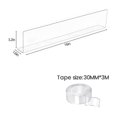 thumbnail image 2 of Transparent Toy Blocker for Under Furniture, (3.2In H 16Inc L), 8 PCS, 2 of 5