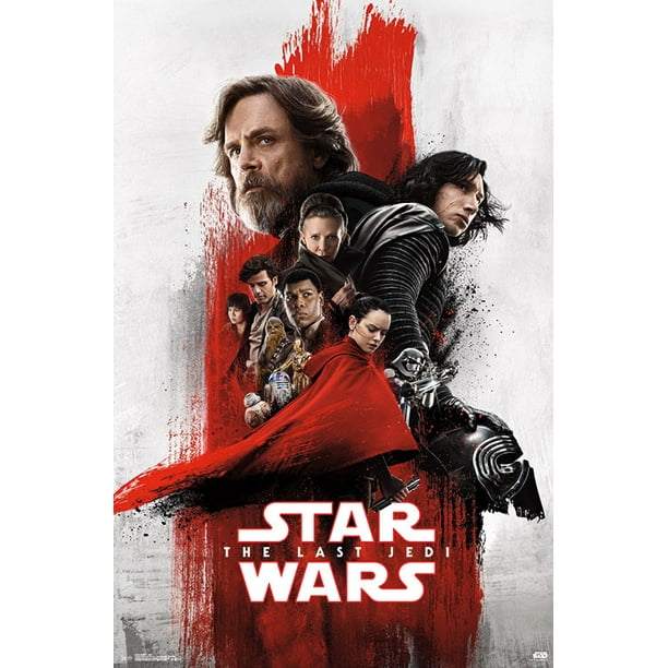 Star Wars The Last Jedi Imax Poster And Poster Mount Bundle Walmart Com Walmart Com