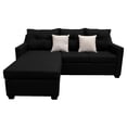 thumbnail image 3 of Sala Esquinera Hermes El Bazar Store Negro 215x165 cm Lado Izquierdo y derecho Lino nacional, 3 of 6