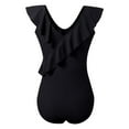 thumbnail image 5 of One Piece Swimsuit Women Bikinis for Women Women's Swimsuits Cute Bathing Suit Ruffle V Neck Swimwear, 5 of 5