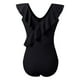thumbnail image 4 of WILLBEST Traje de Baño Mujer Dos Piezas Trajes de Baño para Mujer Traje de Baño Lindo Traje de Baño con Cuello En V con Volantes, 4 of 4