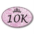 thumbnail image 2 of Magnet Me Up 10K Marathon Pink Princess Oval Magnet Decal, 4x6 In, Vinyl Automotive Magnet, 2 of 3