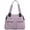 Light Purple, variant on Women's Tote Bag Multi Pocket Waterproof Nylon Handbag Purse Casual Travel Shoulder Bag Hobo Bag