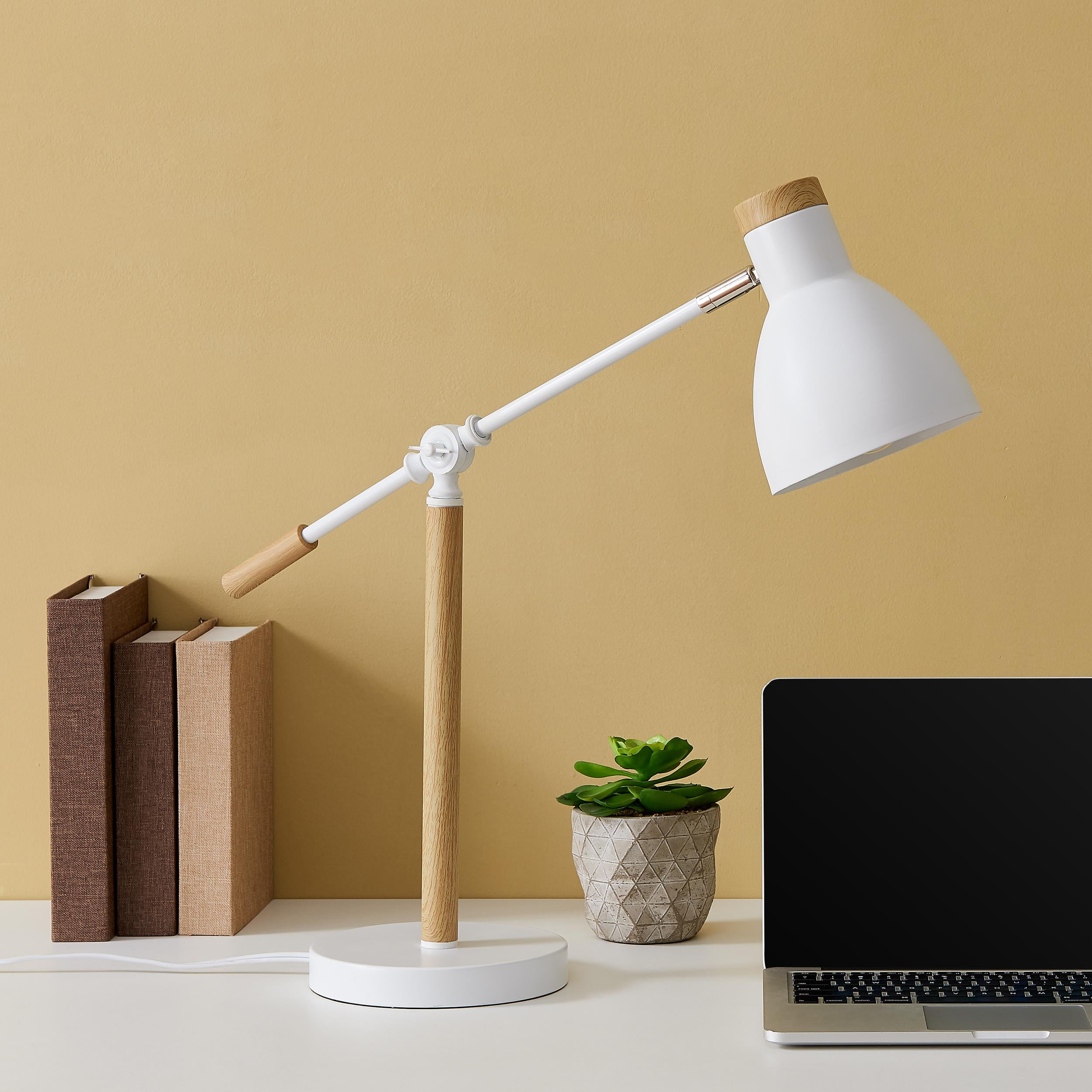 SEI Bunwa Adjustable White Desk Lamp