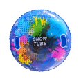 thumbnail image 1 of S SERENABLE Inflatable Snow Tube Cold Resistant Snow Sled for Birthday Gift Party Winter blue, 1 of 9