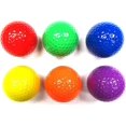 thumbnail image 1 of Pelota de golf de colores variados, pelotas de golf para campo de prácticas, pelota de práctica de golf (seis colores), 1 of 5