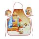 thumbnail image 4 of Santa Claus Delantal de Navidad, decoración de fiesta de cena, cocina, cocina, Kit de delantal de limpieza para hornear, 4 of 5