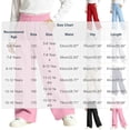 thumbnail image 3 of Cethrio Girls Corduroy Pants, Elastic Waist Side Pockets Casual Relaxed Fit Straight-leg Pants Navy Size 9-10 T, 3 of 6