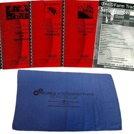 Case International Repair Manual - New Tractor Manual Kit For Case IH International Harvester 424