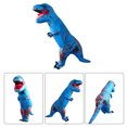 thumbnail image 3 of Traje inflable divertido de dinosaurio de Halloween Tyrannosaurus Rex Traje inflable de dinosaurio musculoso para montar, 3 of 5