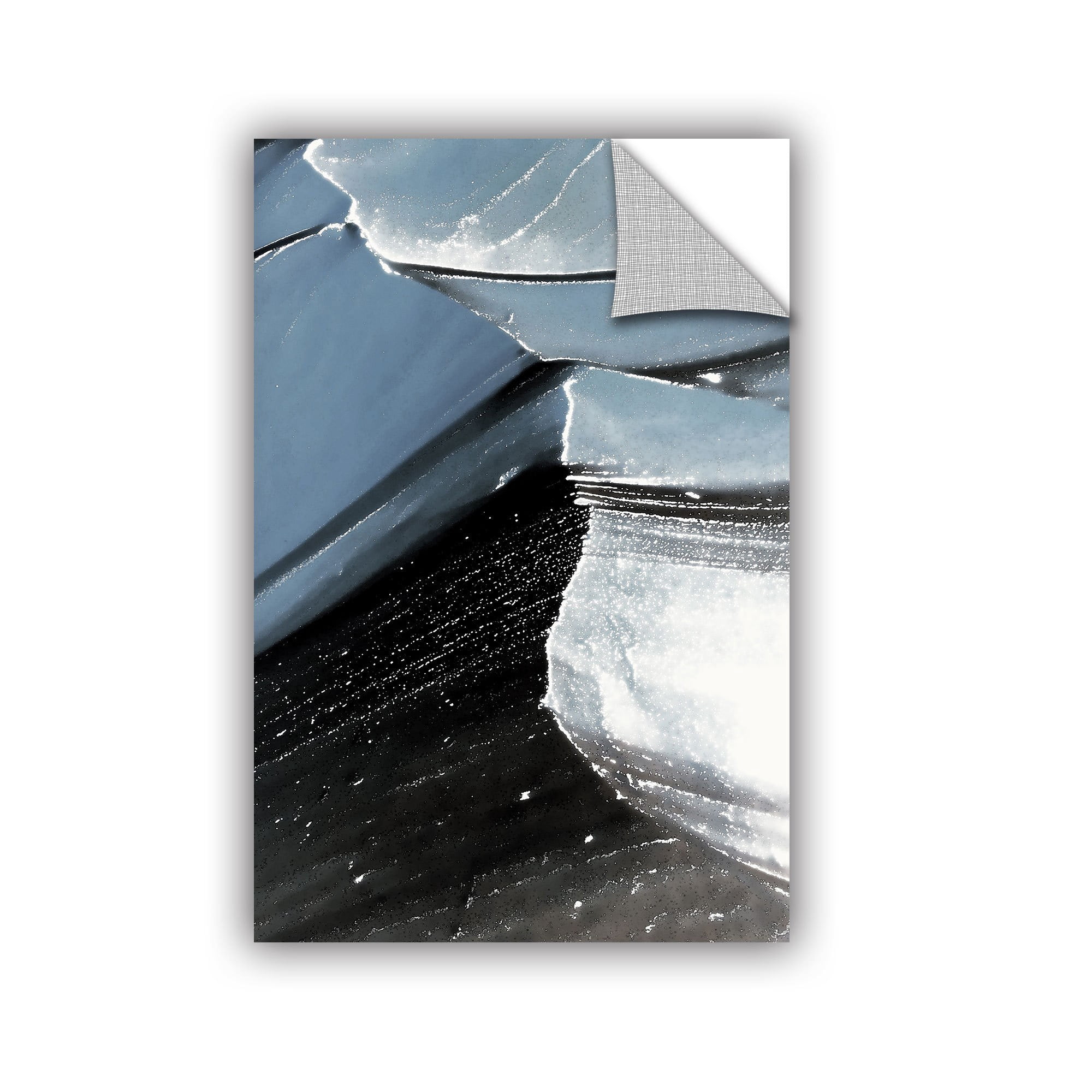 ArtAppealz Linda Parker "Frozen Mountain" Removable Wall Art