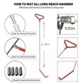thumbnail image 4 of Kit de herramientas para abrir y desbloquear puertas de coche de 14 piezas, 4 of 5