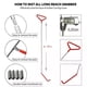 thumbnail image 4 of Kit de herramientas para abrir y desbloquear puertas de coche de 14 piezas, 4 of 5