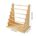 thumbnail image 3 of TFYZYY Wooden 6 Tier Jewelry Storage Rack Multi-functional Bracelet Display Stand Countertop Organizer for Home and Store Showcase, 3 of 6