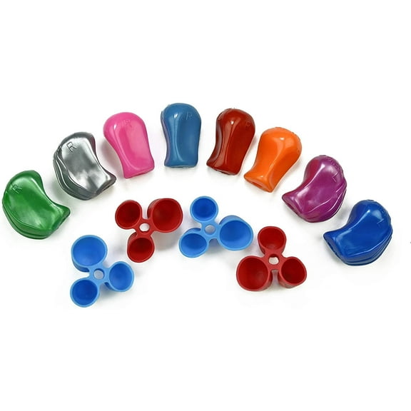 The Pencil Grip Bestsellers 12 pack for Righties and Lefties with 4 Original Pencil Grips, 4 Crossover and 4 Claw, Assorted Colors