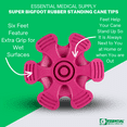 thumbnail image 3 of Essential Medical Supply Super Big Foot Replacement Standing Cane Tip in Pink, 3 of 5