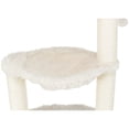 thumbnail image 5 of TRIXIE Baza Plush & Jute 52" Cat Tower Scratching Posts Condo Perch Hammock Cat Toy, Cream, 5 of 9