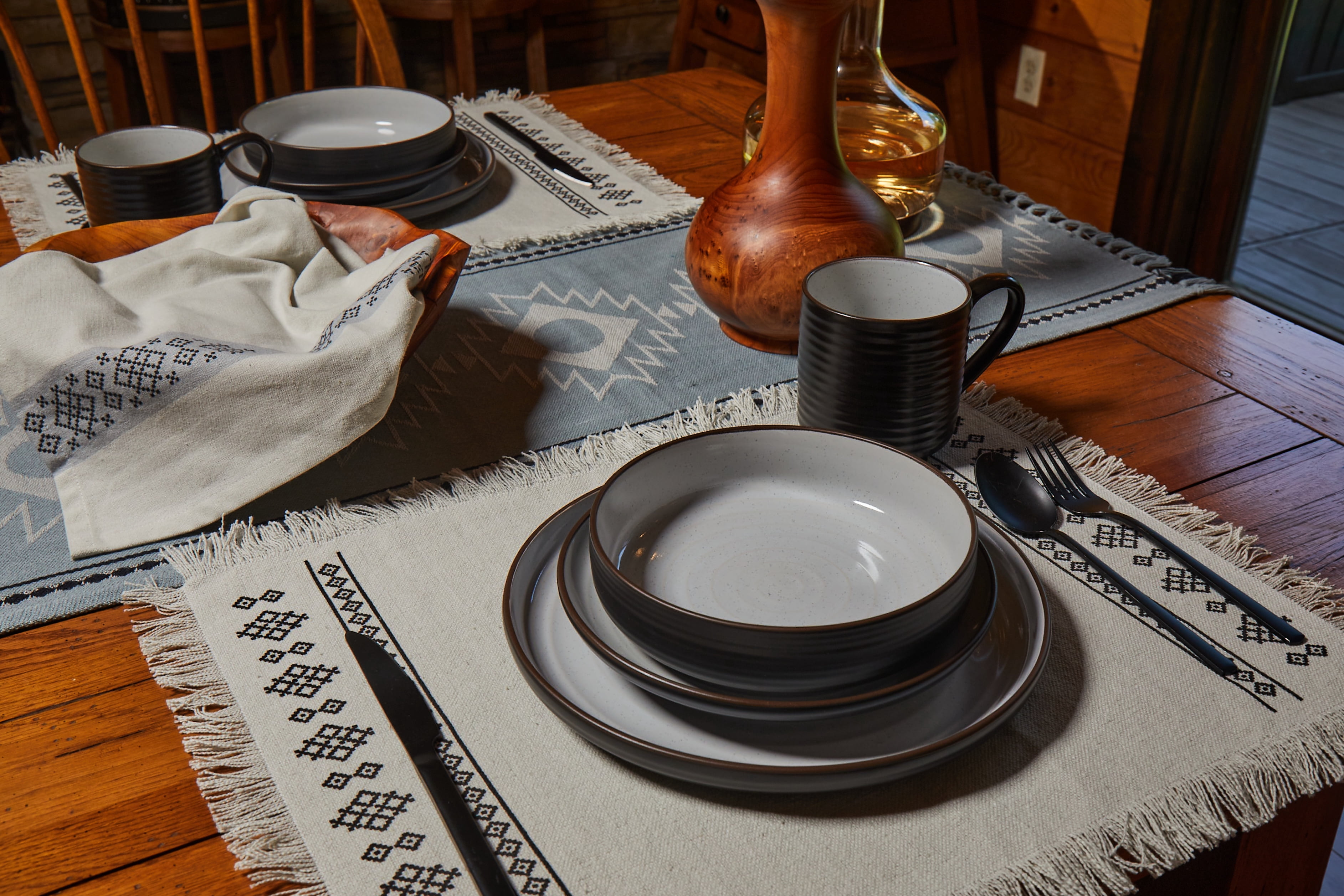Yellowstone Rectangular Kitchen Table Placemat, Beth Collection