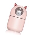 thumbnail image 2 of Advancent Humidificador de aire 300ML Difusor humectante de cabecera recargable con luz nocturna Auto-apagado Quiet Mist Maker Blanco Electrodomésticos Rosado Advancent HA063797-02, 2 of 6