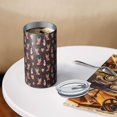 thumbnail image 3 of 20oz Coffee Tumblers Dark Christmas Animal Pattern Stainless Steel Vacuum Insulated Travel Tumbler Coffee Cups Mug with Lid and Straw with Cleaning Brush for Cold & Hot Drinks, 3 of 5