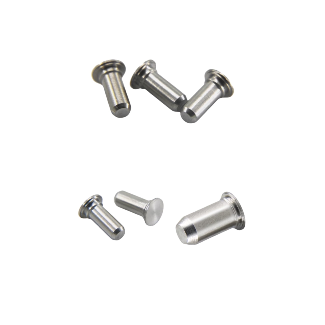 50 Pcs 304 Stainless Steel Guide Pin Rivet Pins 5x15mm.