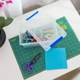 thumbnail image 6 of IRIS 4.3 Qt. Plastic Storage Bins with Lids, Clear Containers, Latching Totes 6Pk, 6 of 12