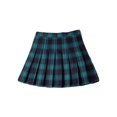 thumbnail image 1 of Minifalda a cuadros de patinador de tenis informal plisada de cintura alta para mujer, 1 of 4